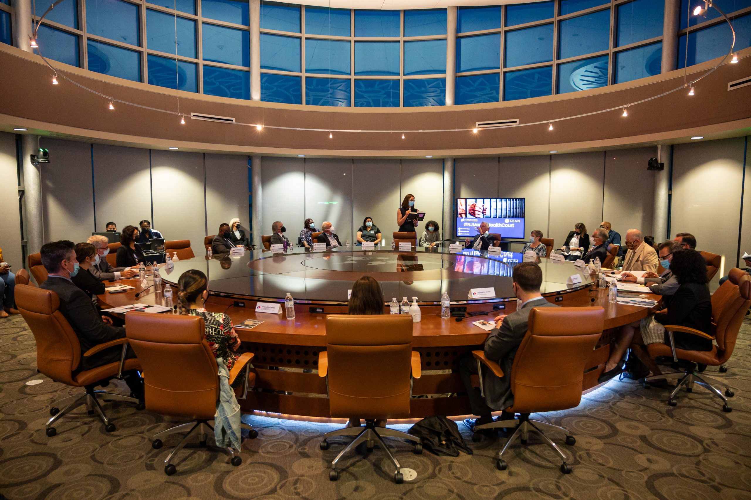 Panelists discuss Mental Health Courts at the Lesniak Institute and Kean University, Criminalization of Mental Illness Forum 