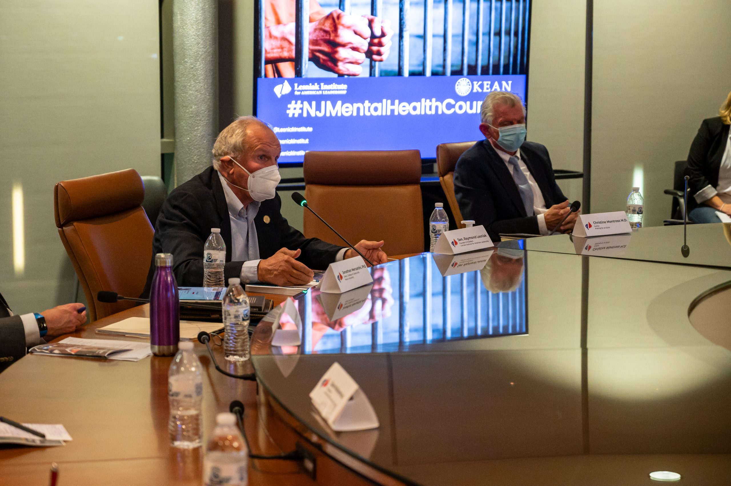 Senator Raymond J Lesniak discusses Mental Health Courts at the Lesniak Institute and Kean University, Criminalization of Mental Illness Forum 