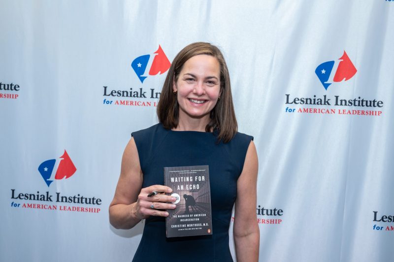 Christine Montross Signs Books at The Criminalization of Mental Illness, hosted by the Lesniak Institute and Kean University