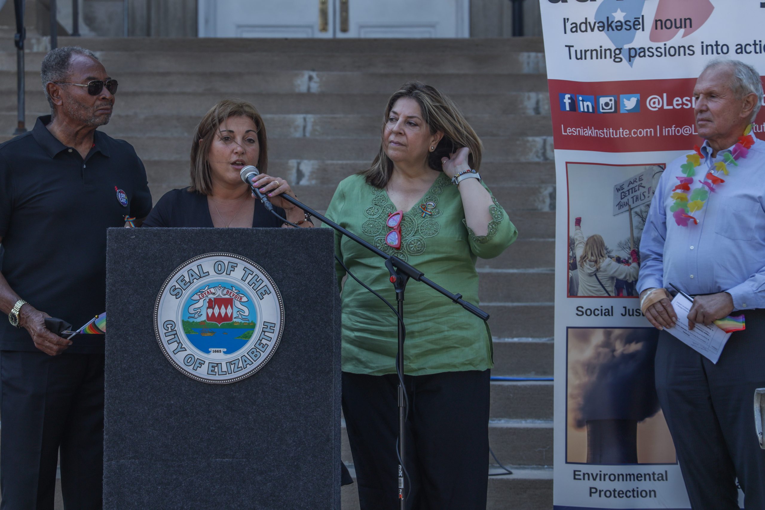 Councilman William Gallman-Maria Carvalho-Commissioner Lourdes Leon