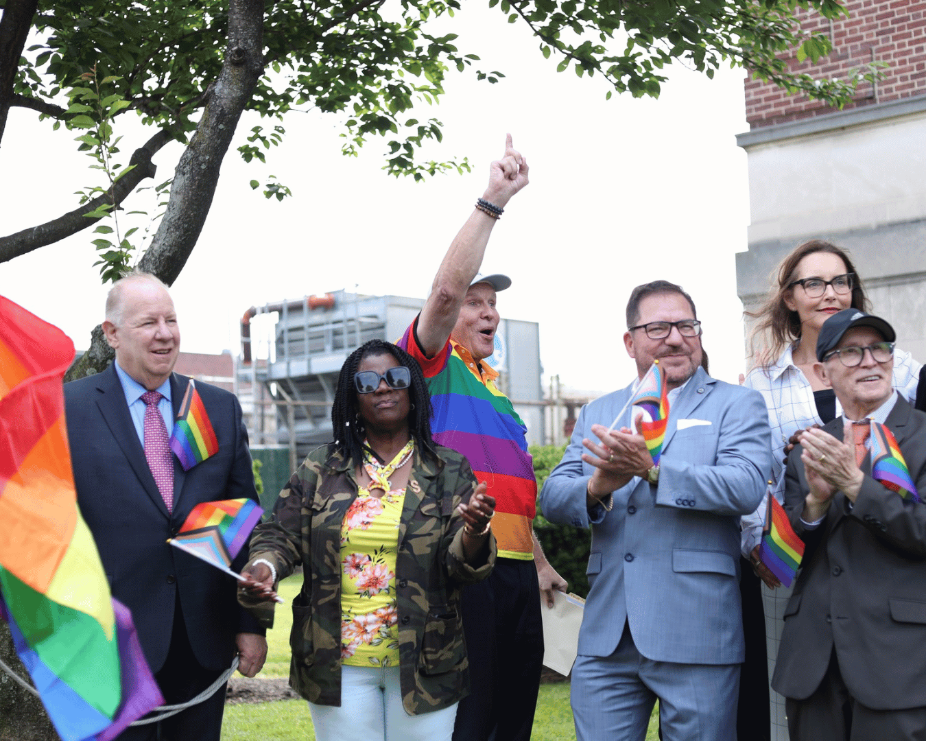 Pride flag raising 2023-2