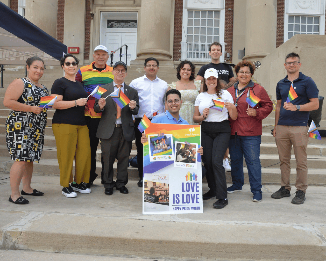 Pride flag raising 2023