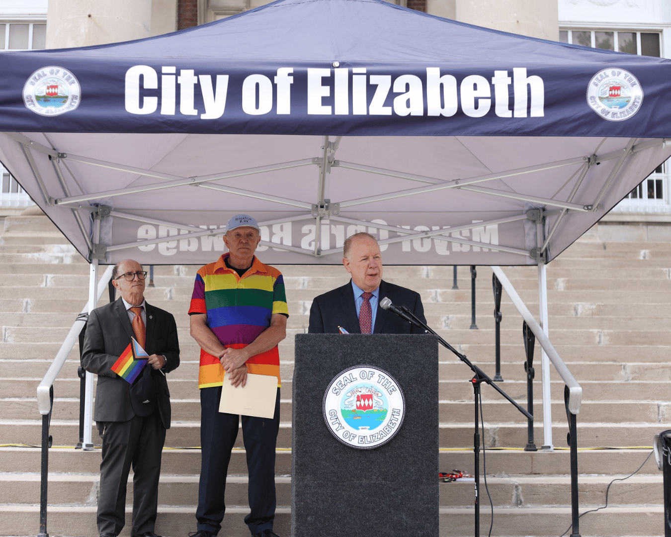 Elizabeth Mayor speaking
