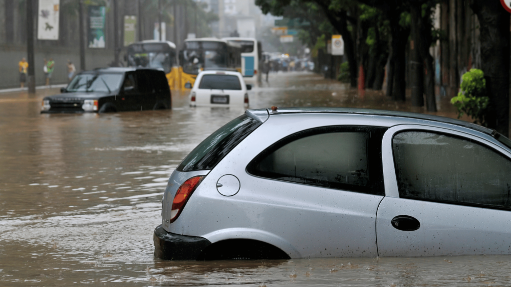 Floods caused by climate change